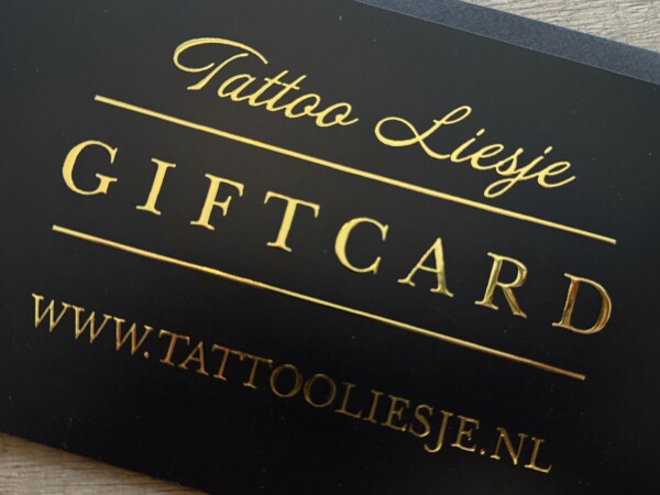 Cadeaubon Tattoo Liesje